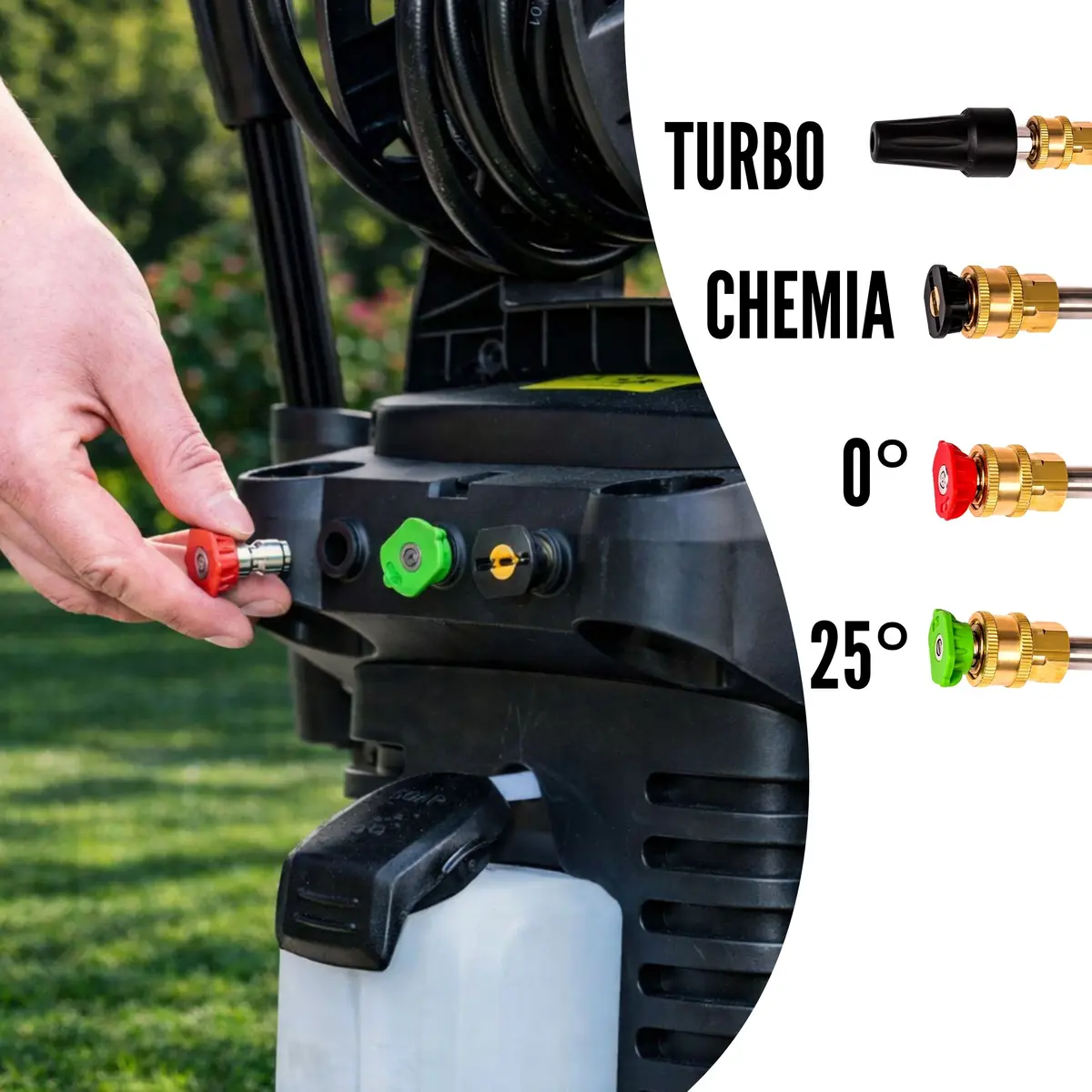 Myjka ciśnieniowa BESTEN BE0002913 szczotka do kostki i auta w zestawie